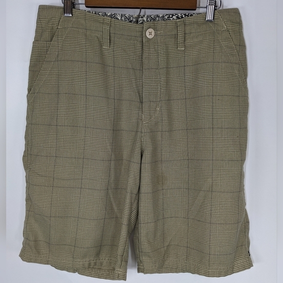 Men's QUICKSILVER Plaid Shorts - Picture 1 of 10